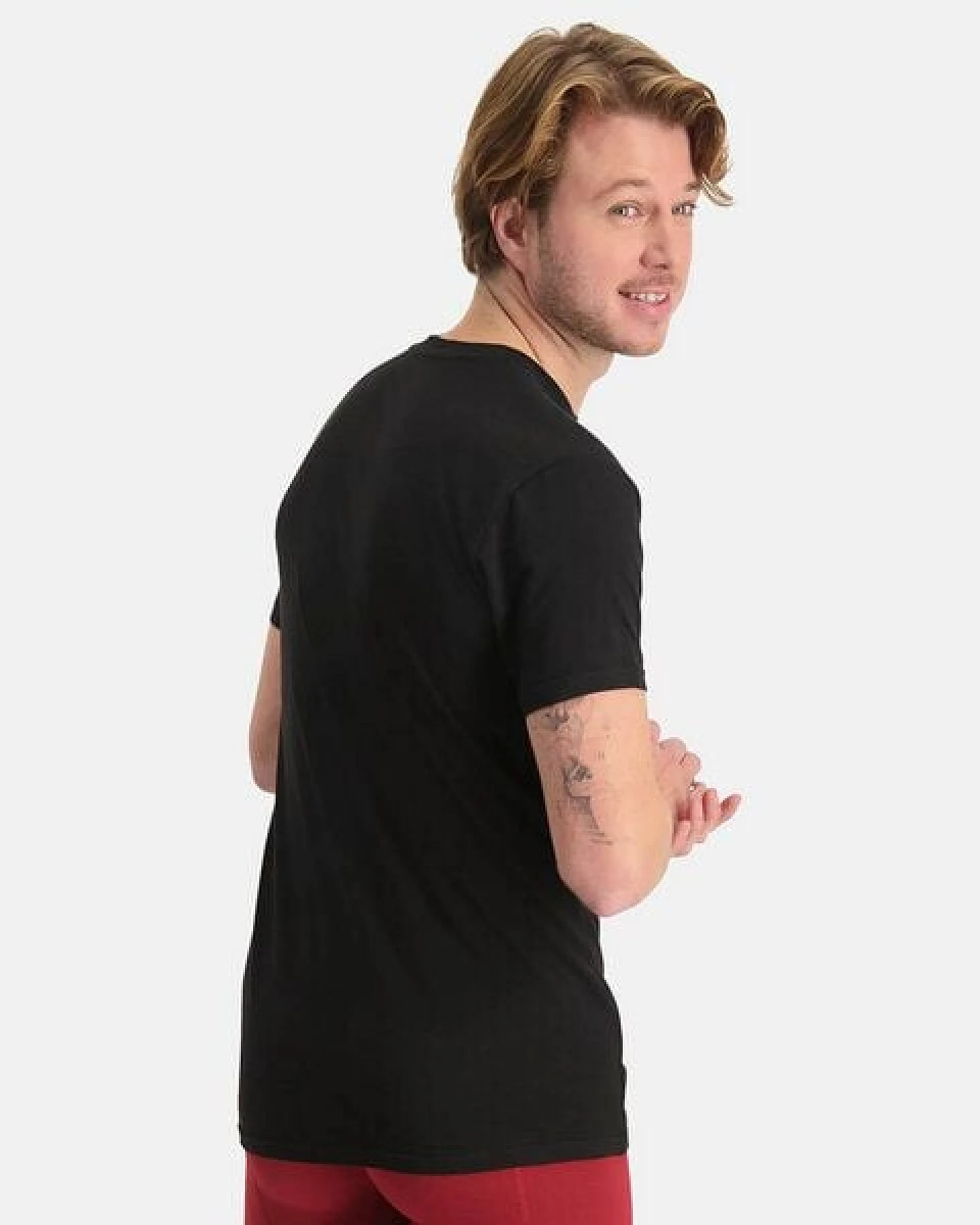 Bamboo Basics Rundhals T-Shirt RAY mit Bambusviskose (2er Pack) – Ansicht 3