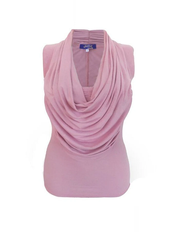 körber mode Wasserfallshirt aus Modal, ultraweich, mit integriertem Bandeau in verschiedenen Farben