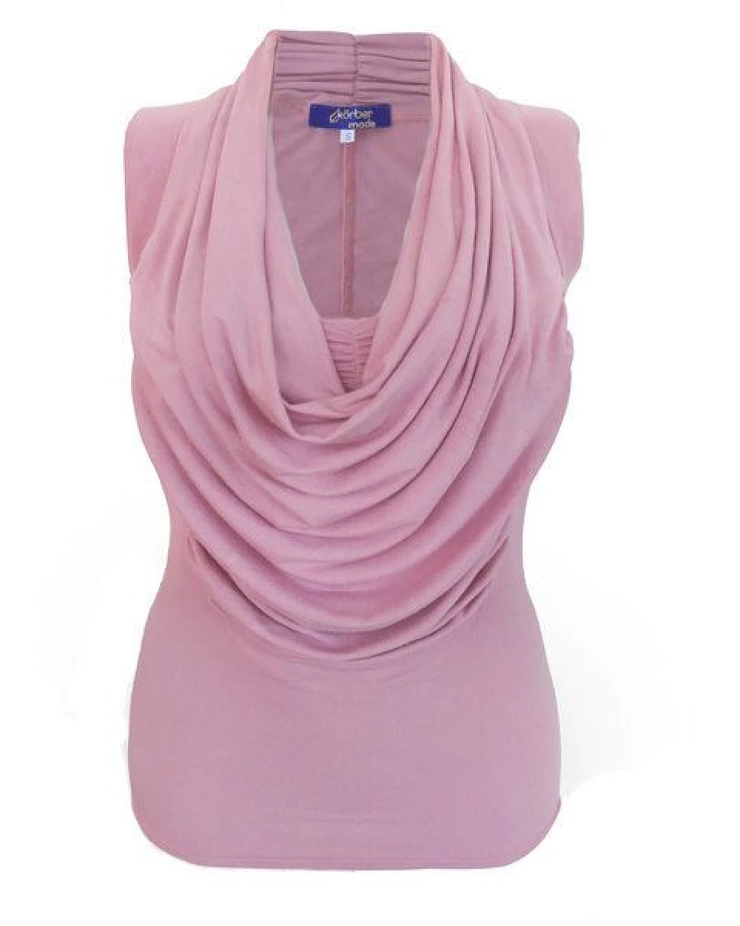 körber mode Wasserfallshirt aus Modal, ultraweich, mit integriertem Bandeau in verschiedenen Farben – Ansicht 2