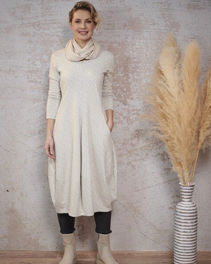 CON_STANT Ballonkleid mit Taschen 100% Baumwolle (kbA)