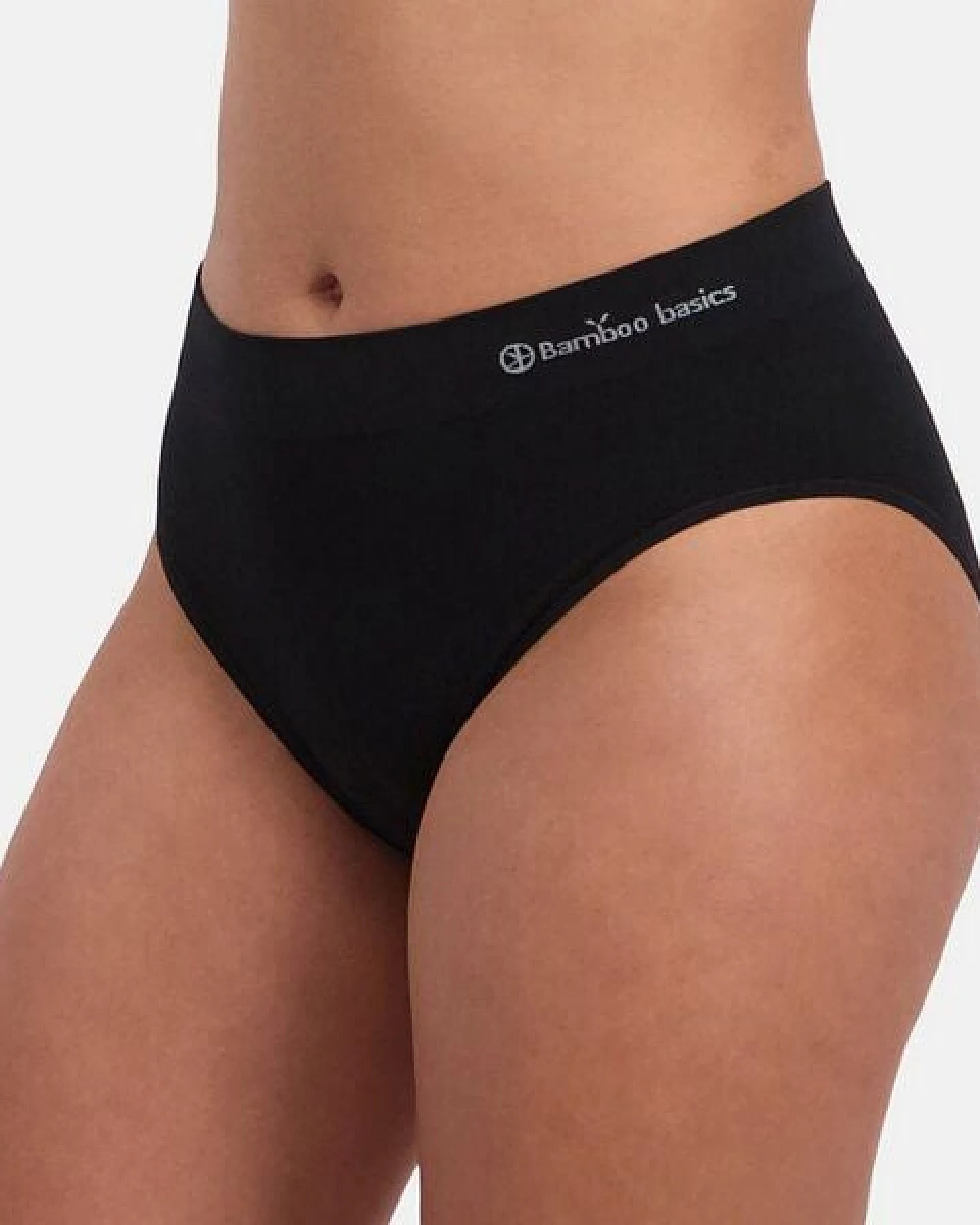 Bamboo Basics Nahtloser Damen-Slip BELLE aus Bambusviskose / Biobaumwolle (3er Pack) – Ansicht 3