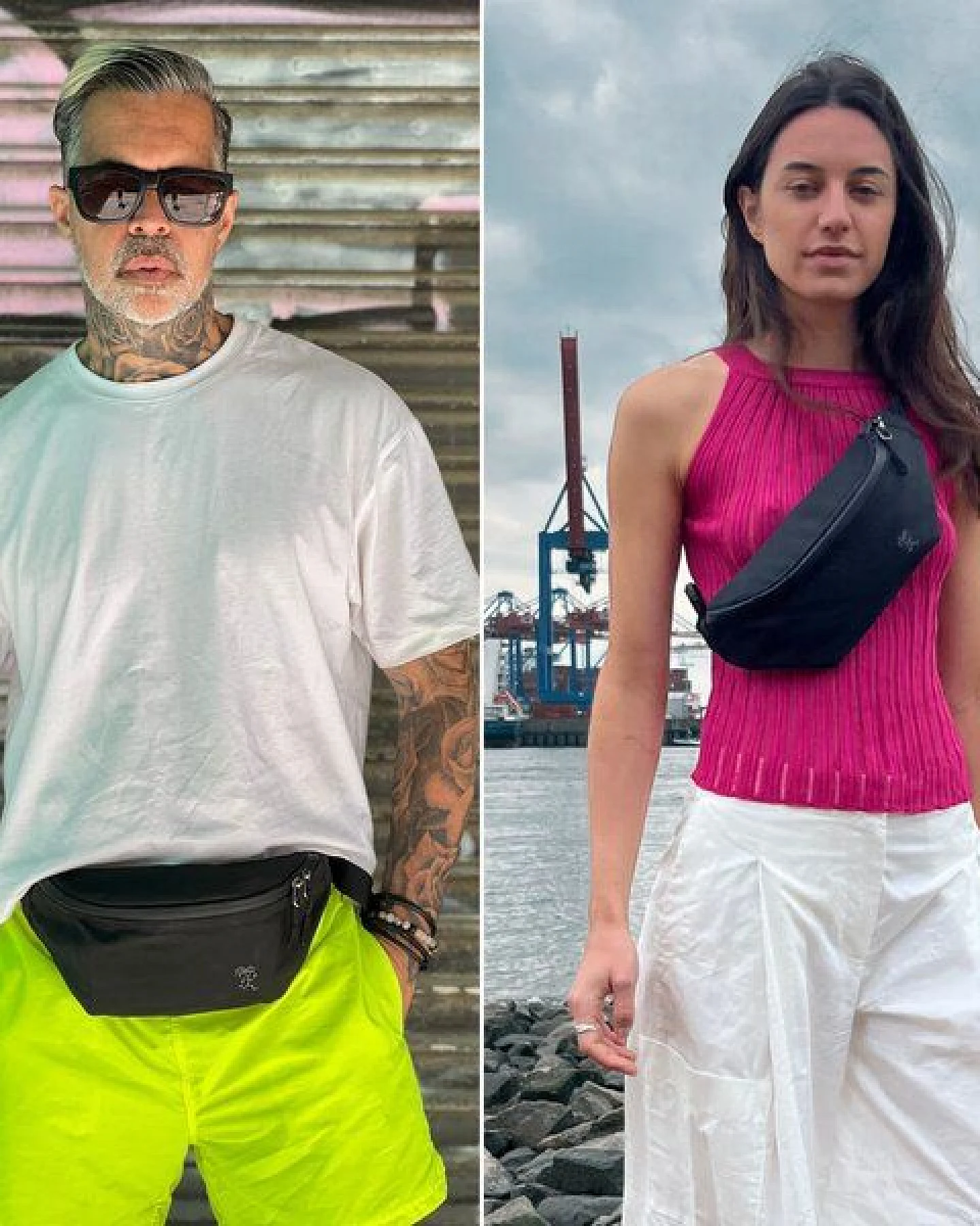 FUCHS & REBELL FIETE Hip Bag – Hüfttasche mit Magnetverschluss & Anti-Diebstahlfach – Ansicht 3