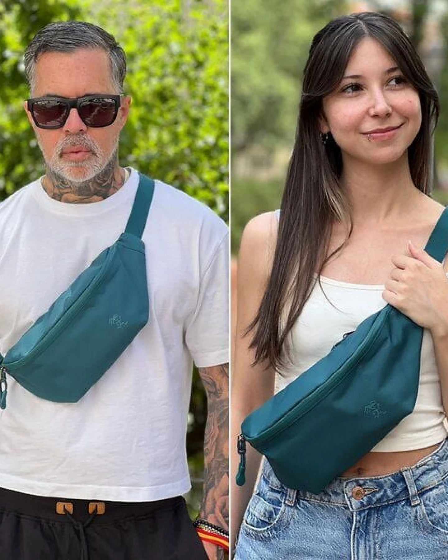 FUCHS & REBELL FIETE Hip Bag – Hüfttasche mit Magnetverschluss & Anti-Diebstahlfach – Ansicht 3