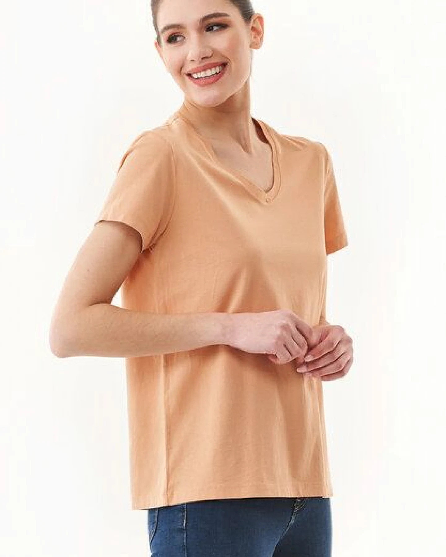 ORGANICATION Natural Dye T-Shirt aus Bio-Baumwolle – Ansicht 3