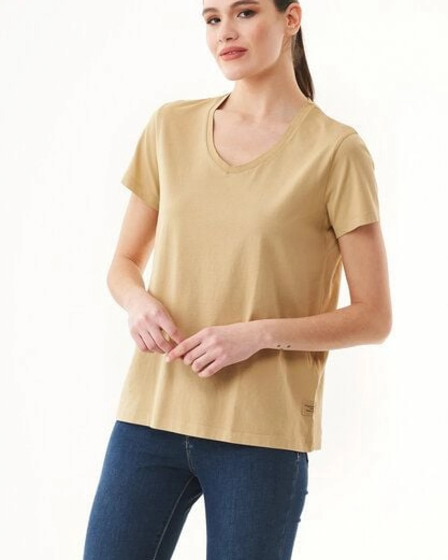 ORGANICATION Natural Dye T-Shirt aus Bio-Baumwolle – Ansicht 4