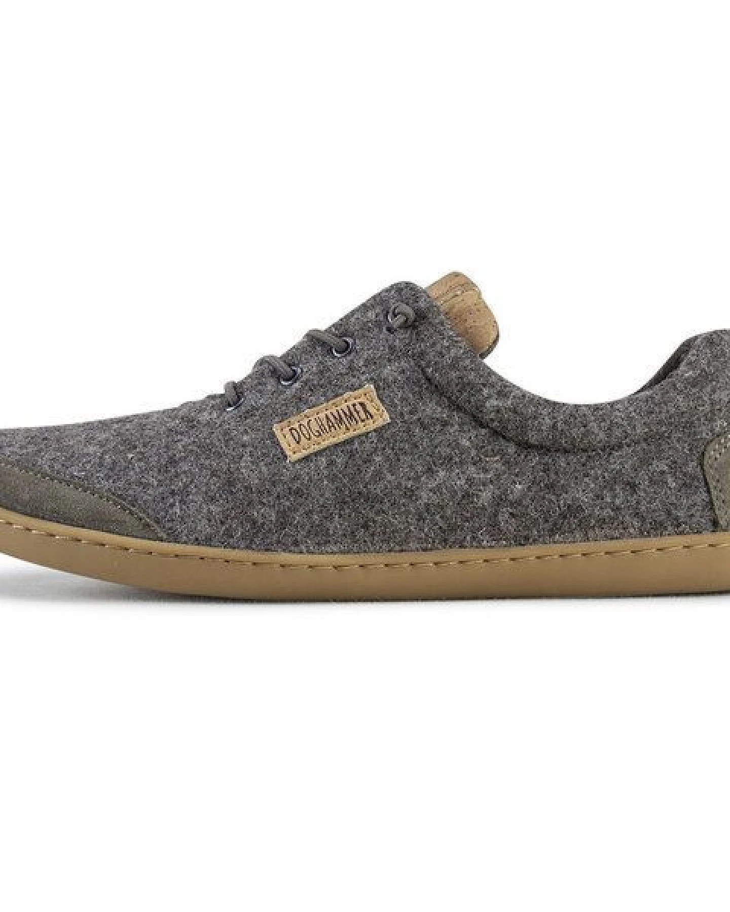Doghammer Barfußschuh aus deutscher Wolle - Terrar Wool greyish – Ansicht 2