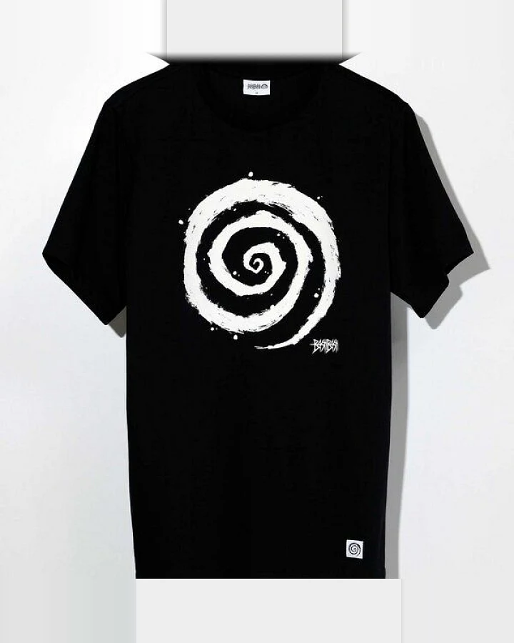 BASTIBASTI T-Shirt "Spirale" schwarz