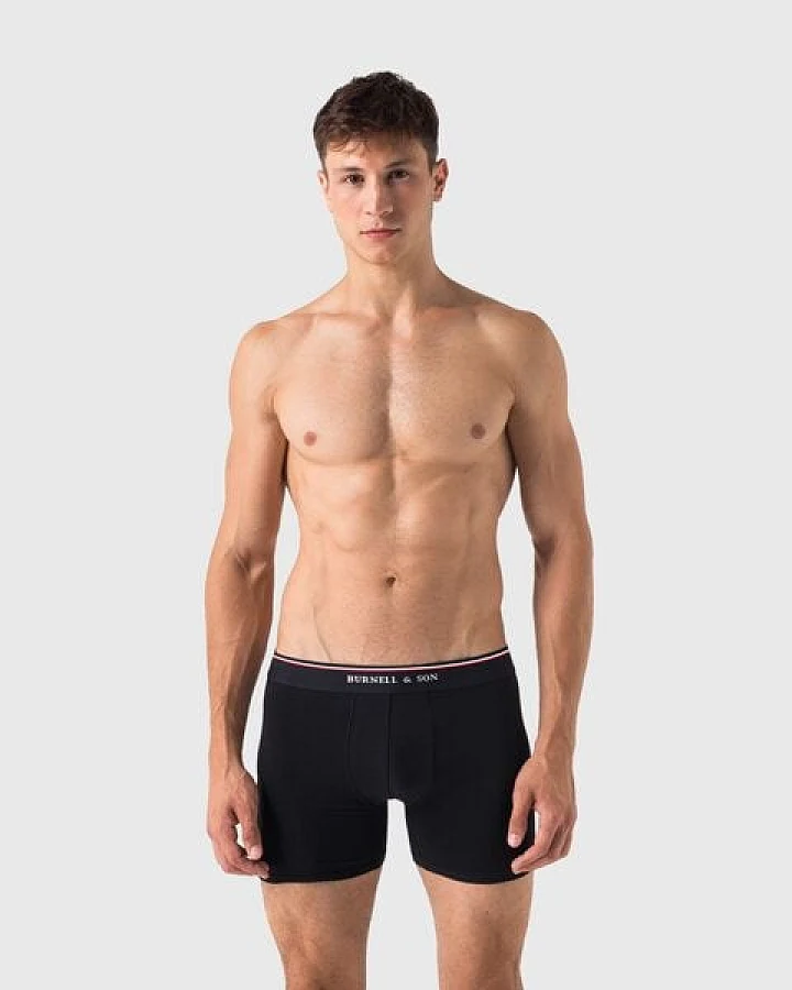 Burnell & Son Herren Boxershorts 5er Pack Retroshorts Unterhosen aus Baumwolle mit Komfortbund