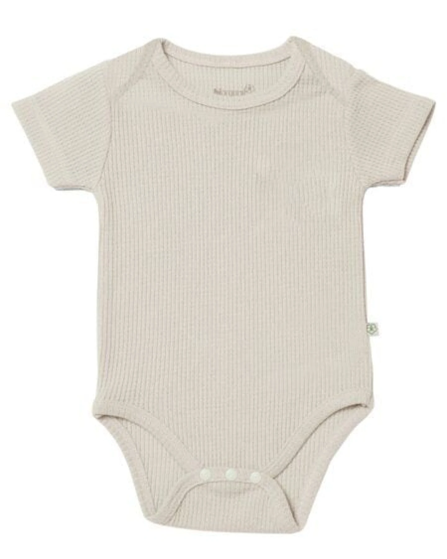 Biorganic Kurzarmbody Waffle (3er Pack) Mehrfarbig Unisex, Baby Body GOTS-zertifiziert – Ansicht 4