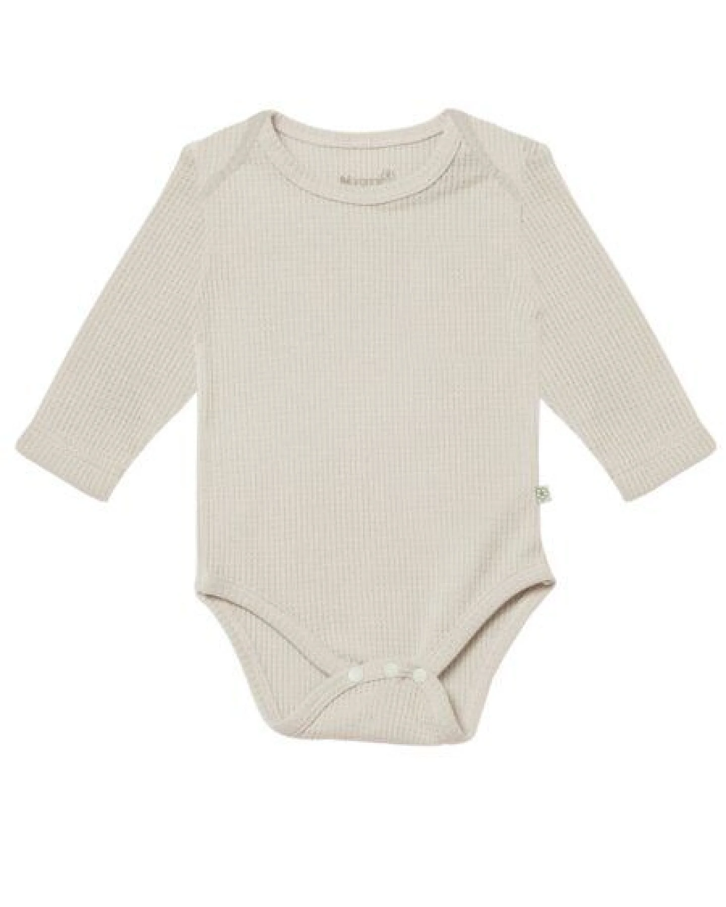 Biorganic Langarmbody Waffle (3er Pack) Mehrfarbig Unisex, GOTS-zertifiziert – Ansicht 4