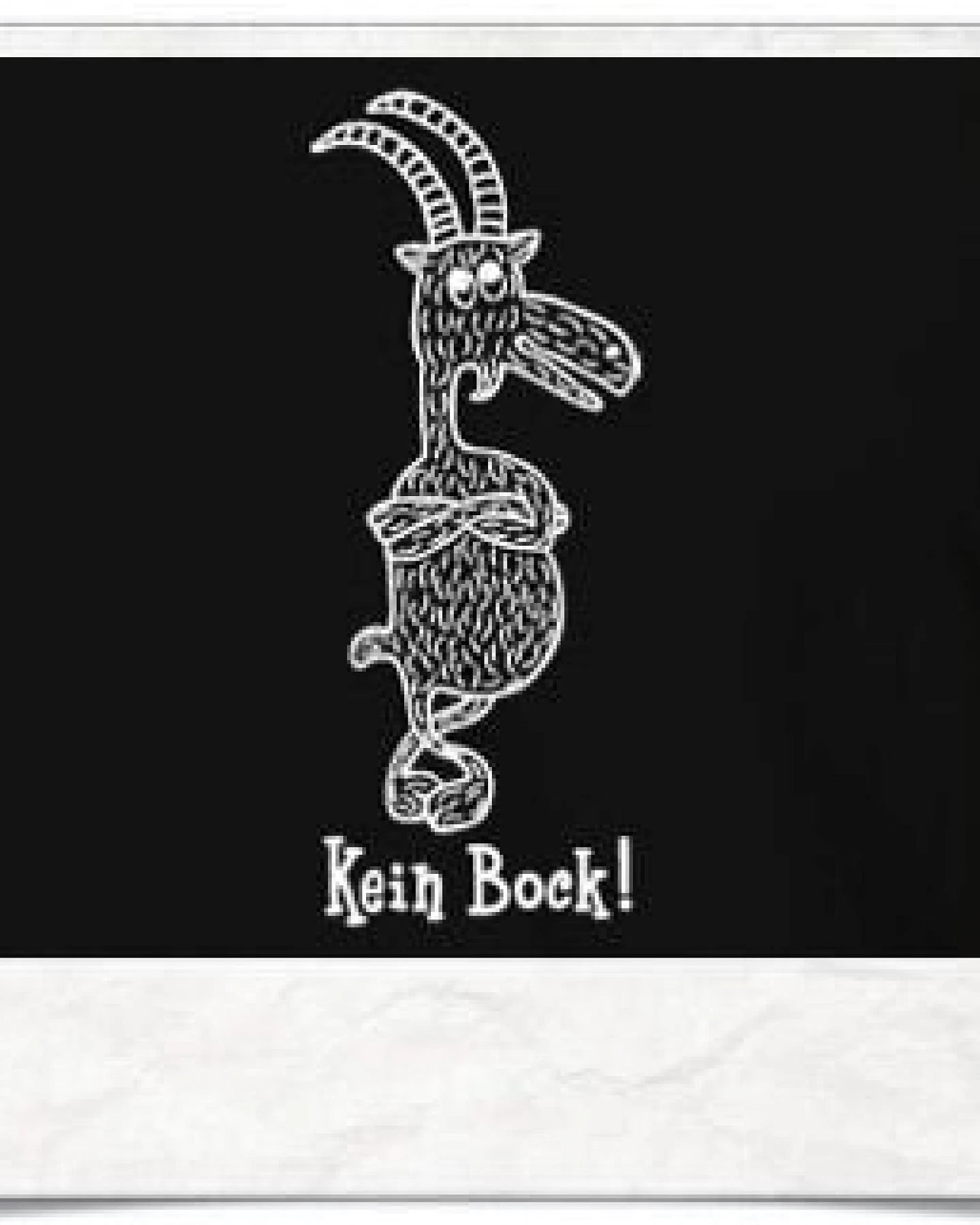 Picopoc Kein Bock ! T-Shirt in schwarz – Ansicht 2