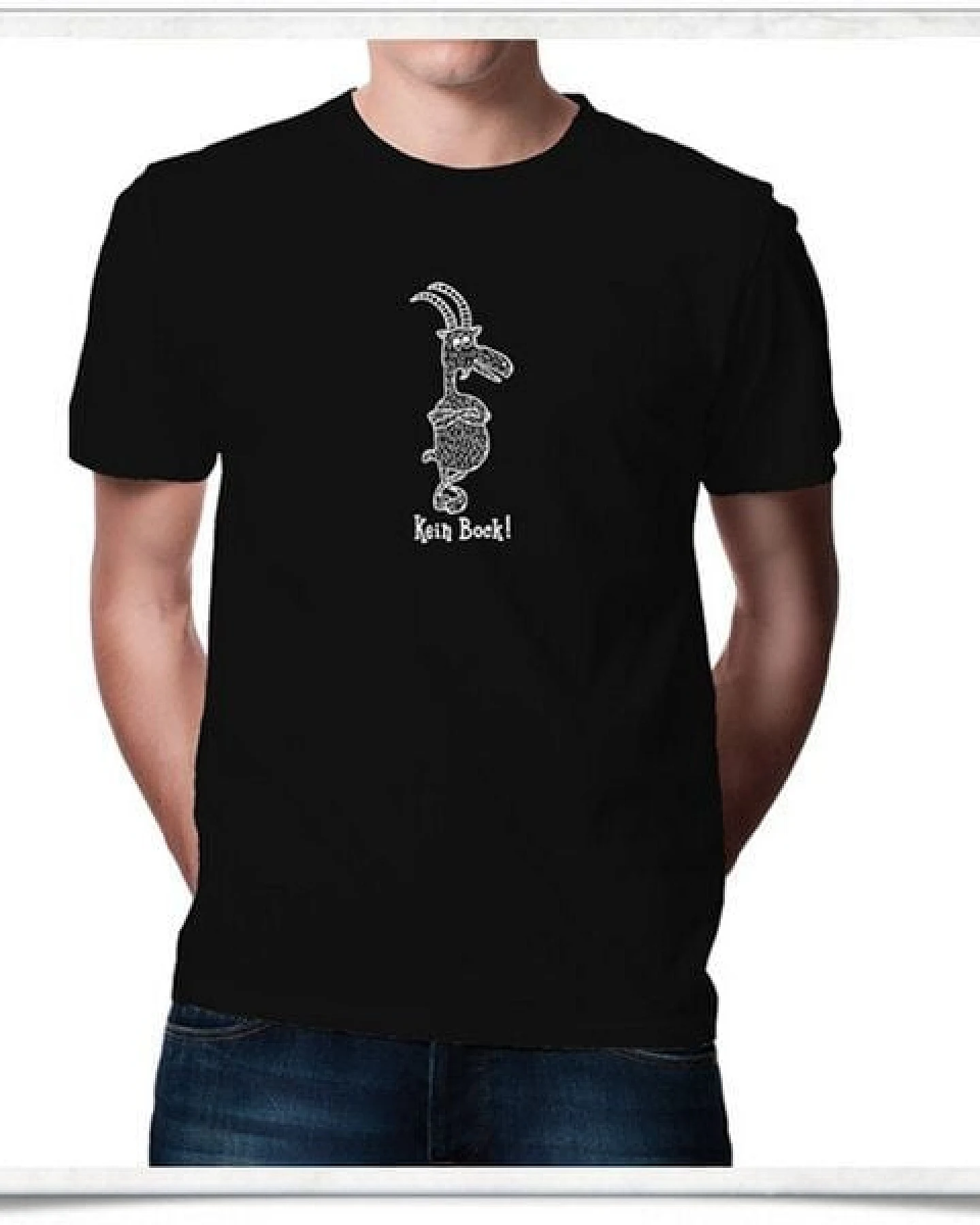Picopoc Kein Bock ! T-Shirt in schwarz – Ansicht 4