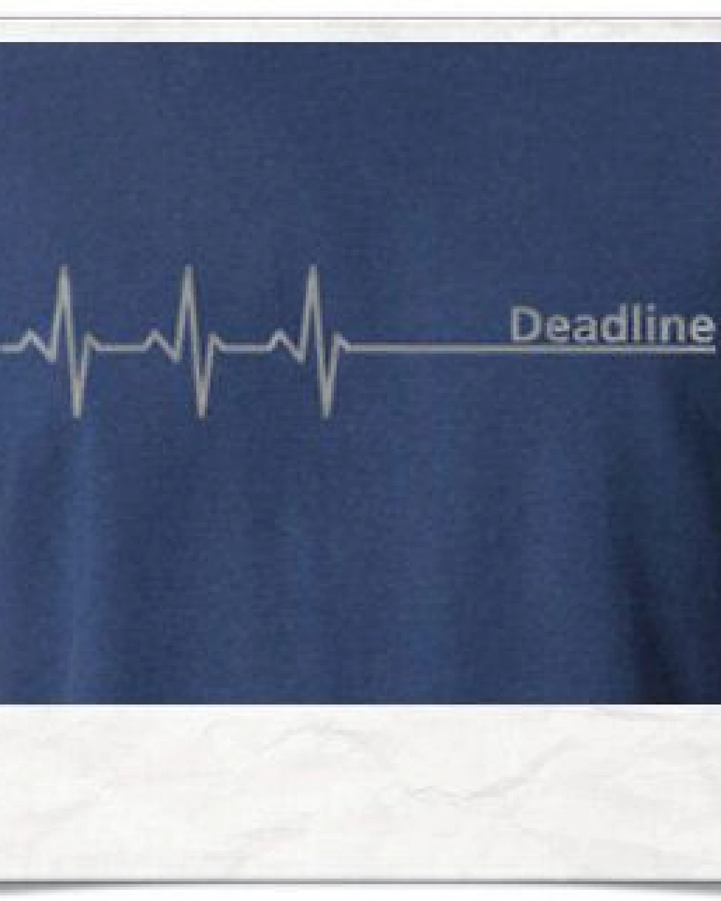 Picopoc Deadline ;) VintageT-Shirt in Blau – Ansicht 2