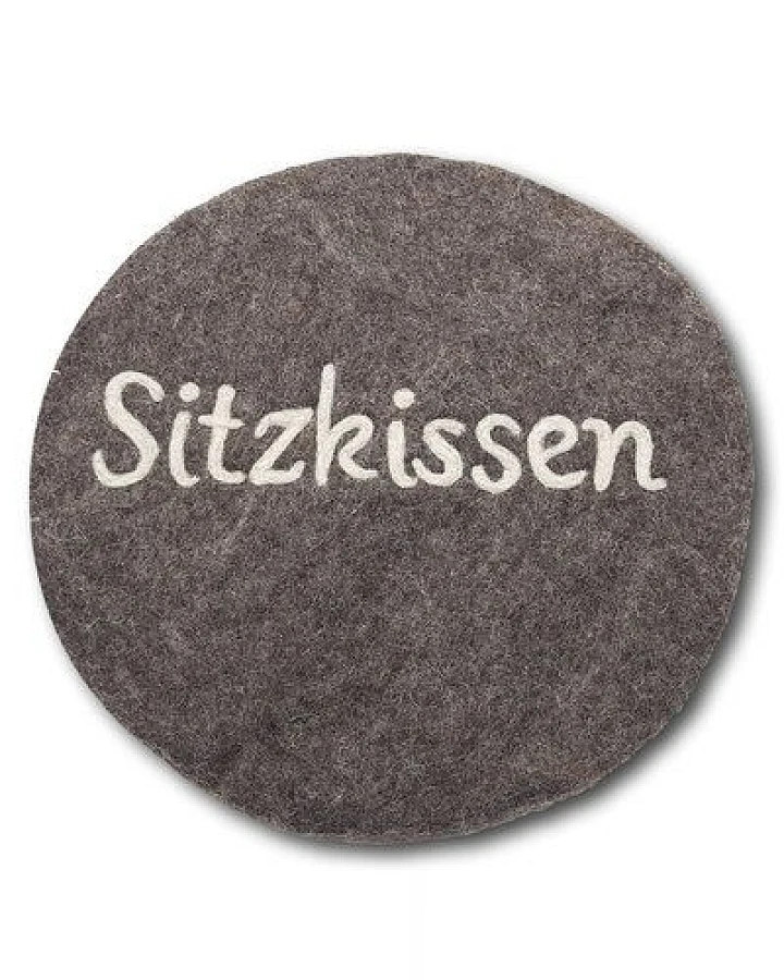 Frida Feeling Sitzkissen aus Filz rund Ø 35 cm "Sitzkissen"