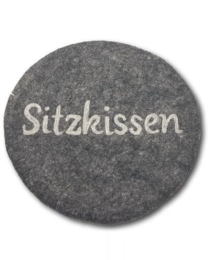 Frida Feeling Sitzkissen aus Filz rund Ø 35 cm "Sitzkissen"