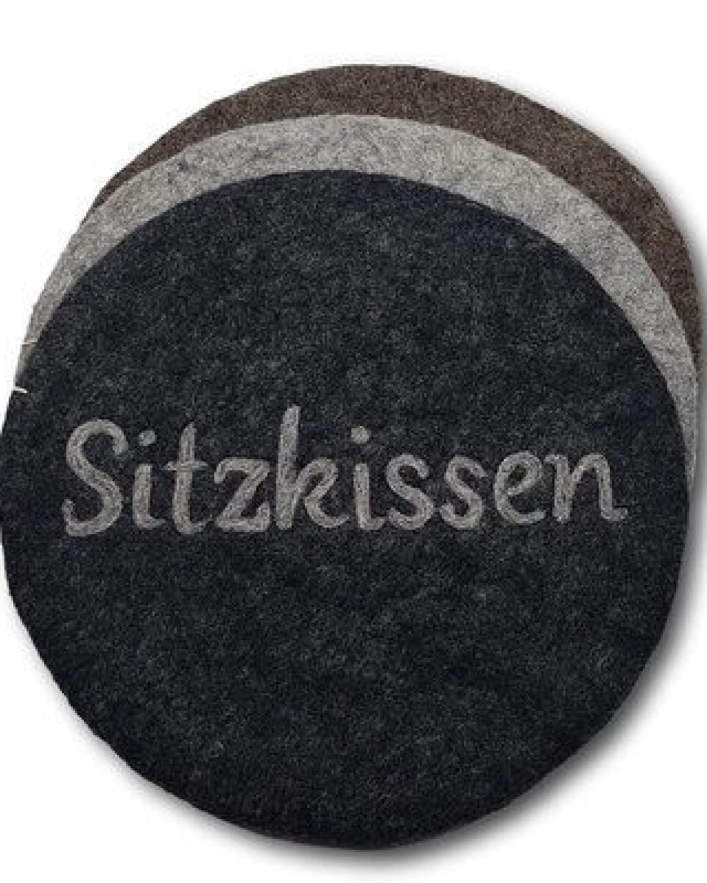 Frida Feeling Sitzkissen aus Filz rund Ø 35 cm "Sitzkissen" – Ansicht 2