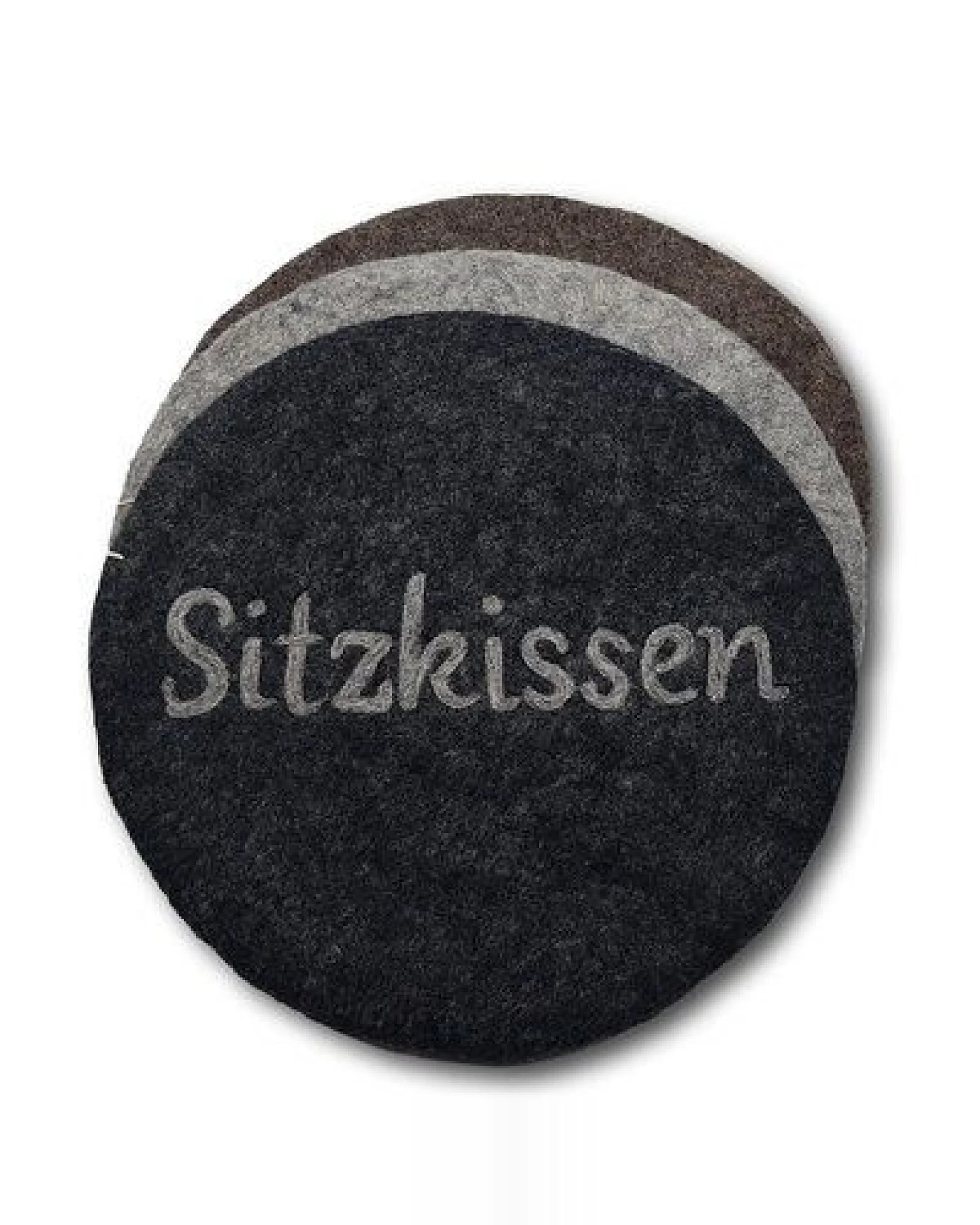 Frida Feeling Sitzkissen aus Filz rund Ø 35 cm "Sitzkissen" – Ansicht 2