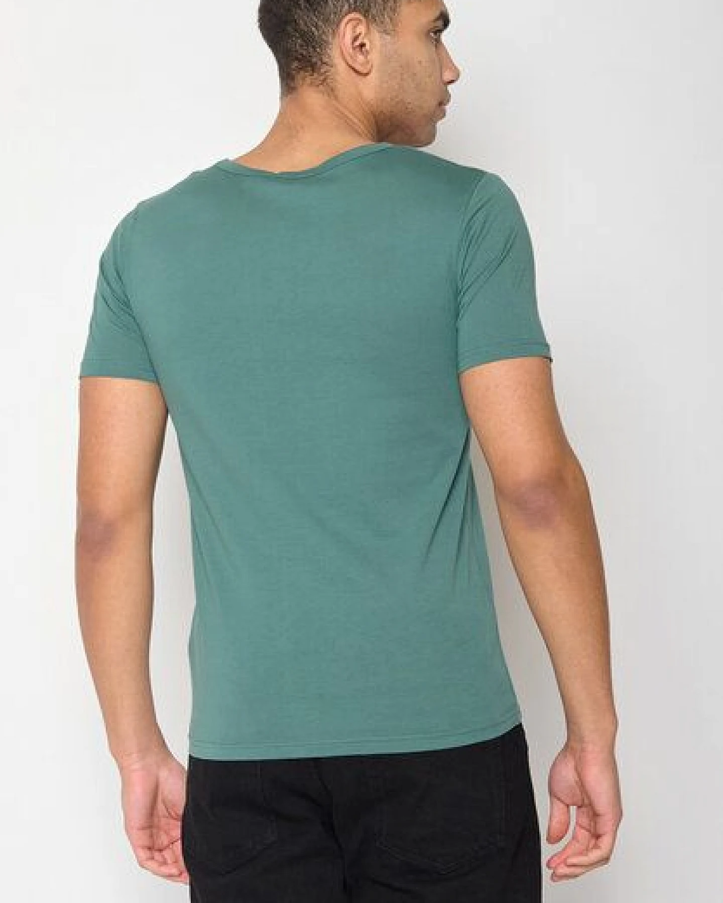 GREENBOMB Bike Cube Peak - Lässiges T-Shirt aus Bio-Baumwolle / hochwertiger Print / GOTS / Fair & Vegan – Ansicht 3