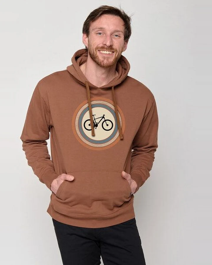 GREENBOMB Bike Target Joy - Bequemer Hoodie aus Bio-Baumwolle / hochwertiger Print / GOTS / Fair & Vegan