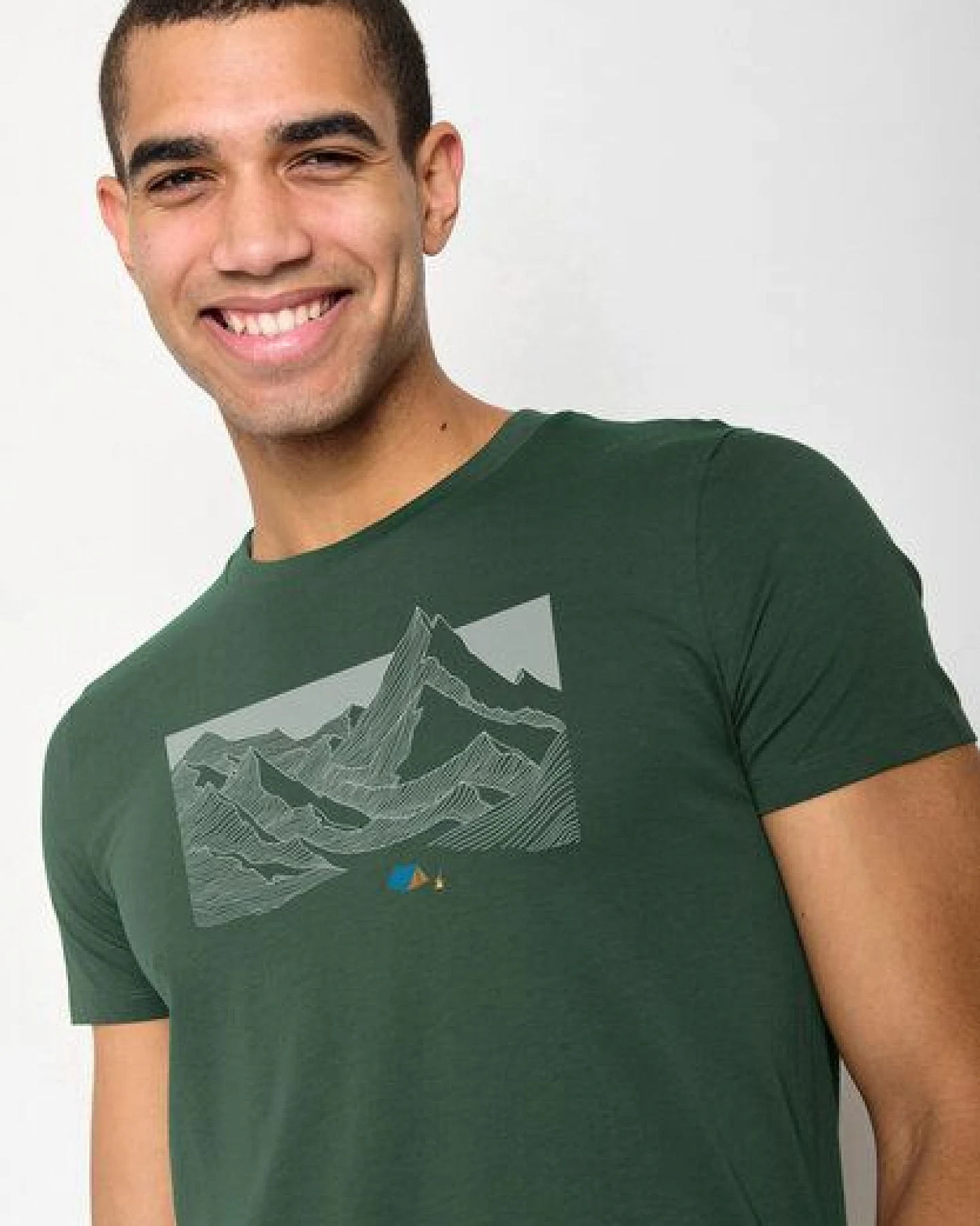 GREENBOMB Nature Valley Guide - Sportliches T-Shirt aus Bio-Baumwolle / hochwertiger Print / GOTS / Fair & Vegan – Ansicht 3