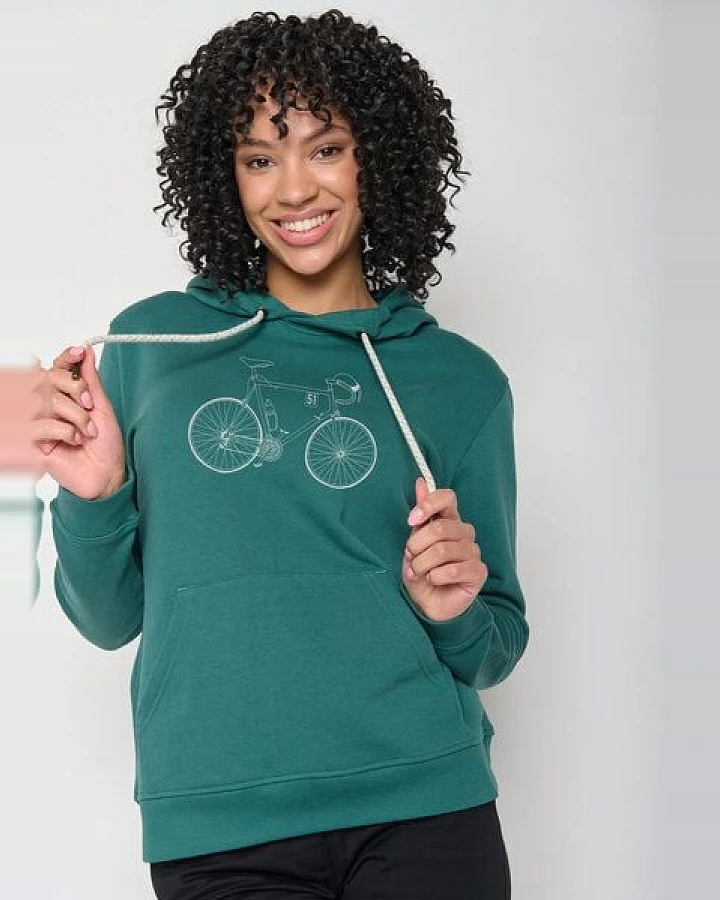 GREENBOMB Bike Classic Chipper - Bequemer Hoodie aus Bio-Baumwolle / hochwertiger Print / GOTS / Fair & Vegan