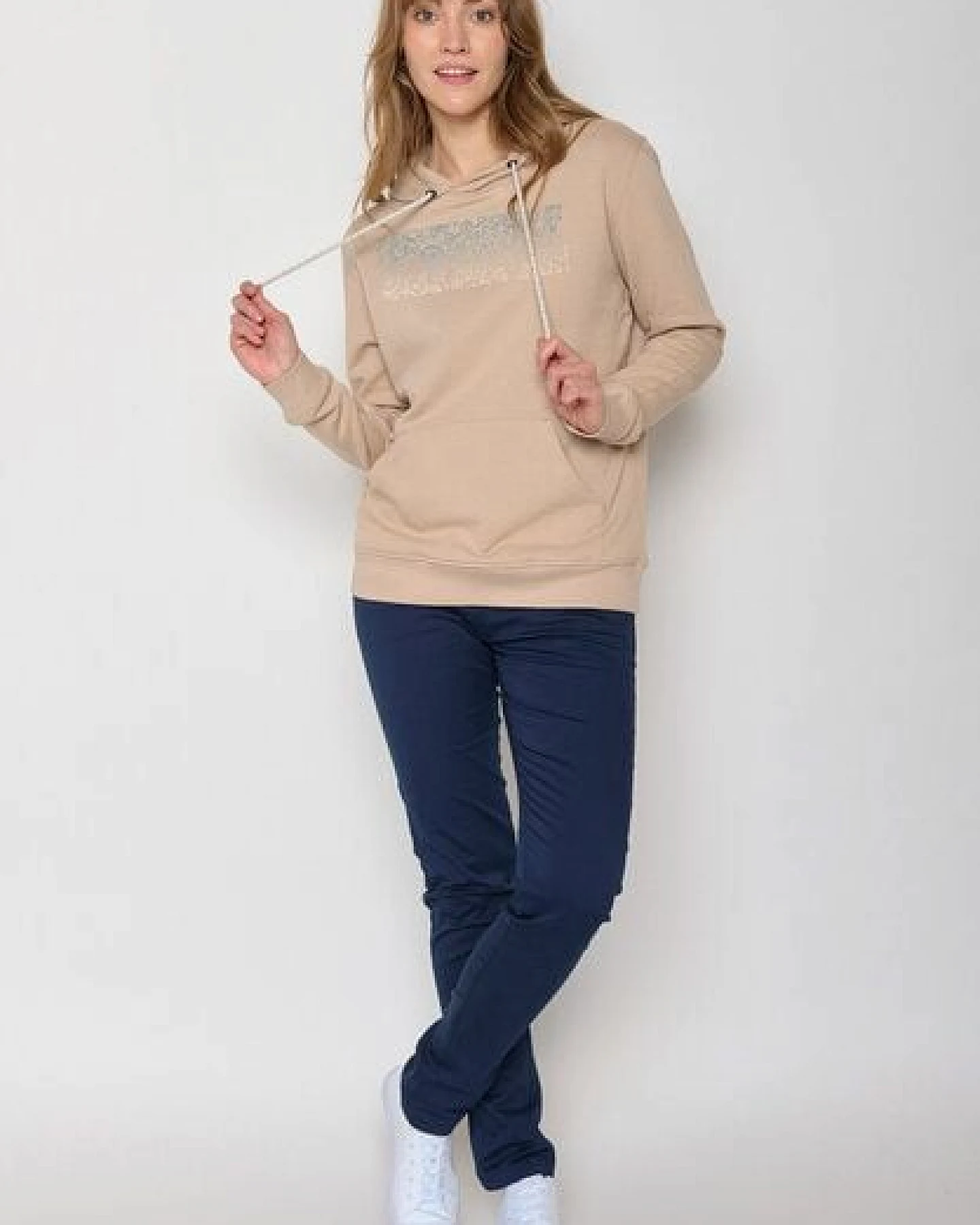 GREENBOMB Bike Lucky Chipper - Bequemer Hoodie aus Bio-Baumwolle / hochwertiger Print / GOTS / Fair & Vegan – Ansicht 2