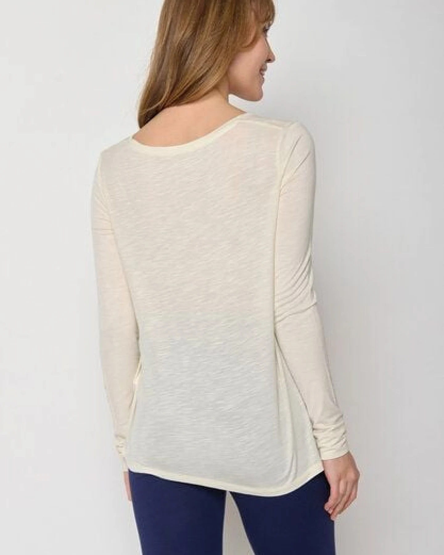 GREENBOMB Nature Upwind Mind - Lässiges Longsleeve aus einem LENZING ECOVERO Mix / hochwertiger Print / Fair & Vegan – Ansicht 3