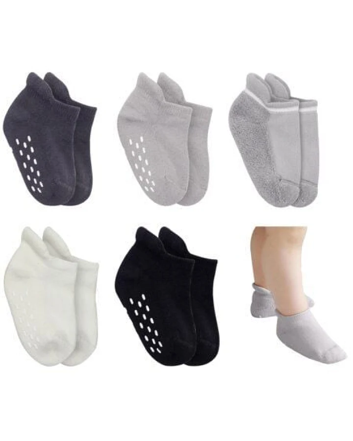 bistyle Sneakersocken (4er Pack) Frottee ABS Babysocken Kurzsocken Plüsch