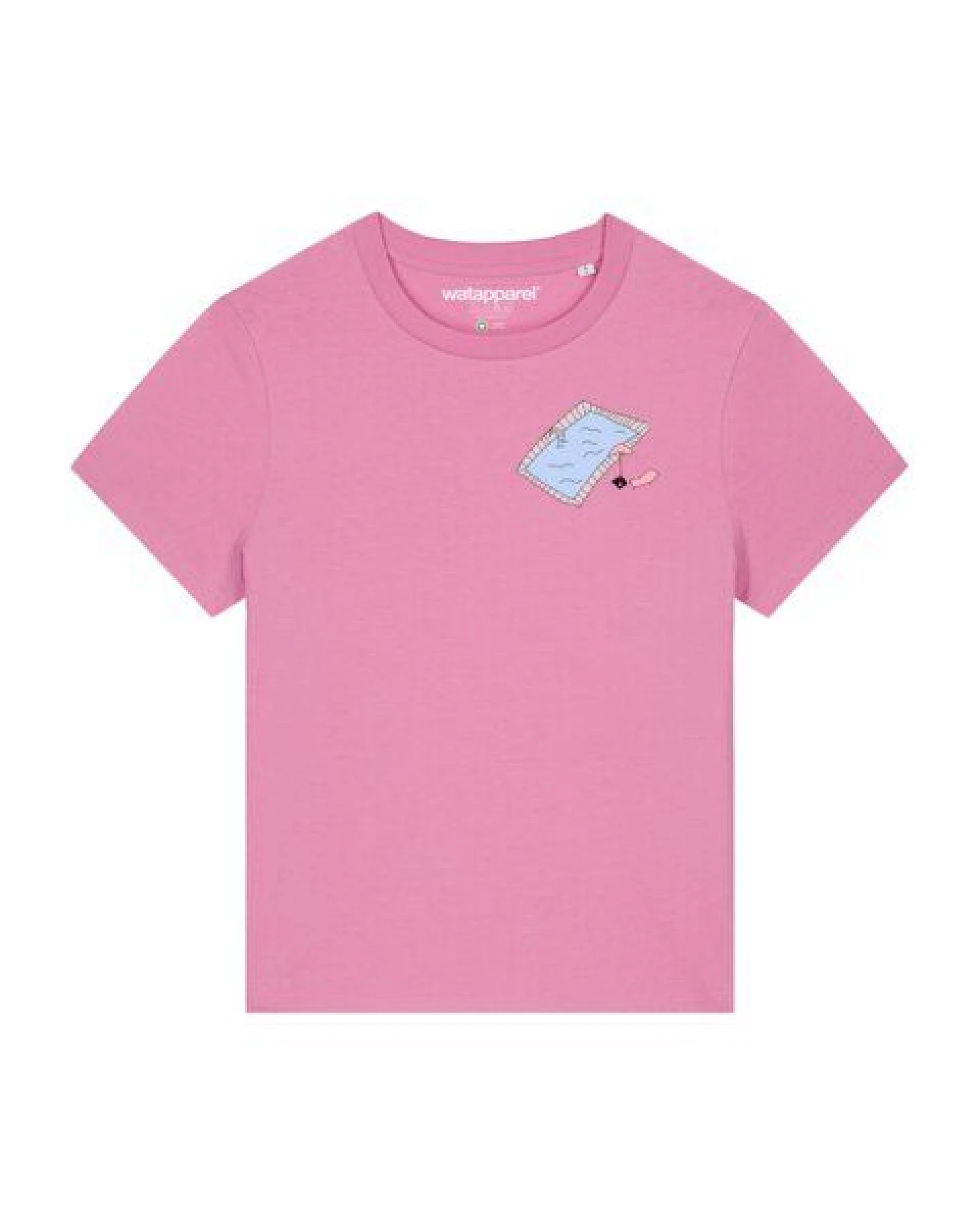 watapparel T-Shirt Frauen Swimmingpool chilling – Ansicht 2
