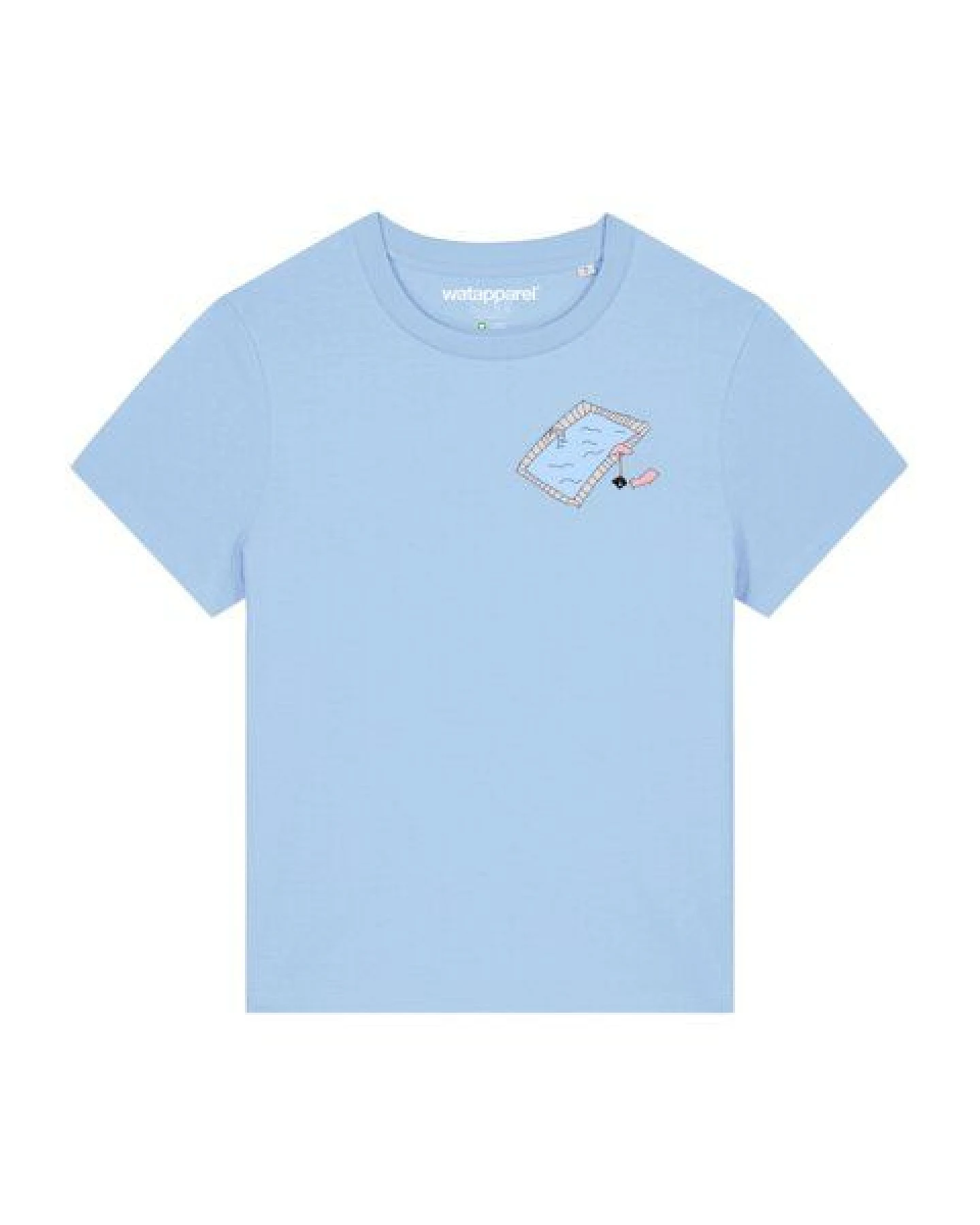 watapparel T-Shirt Frauen Swimmingpool chilling – Ansicht 2