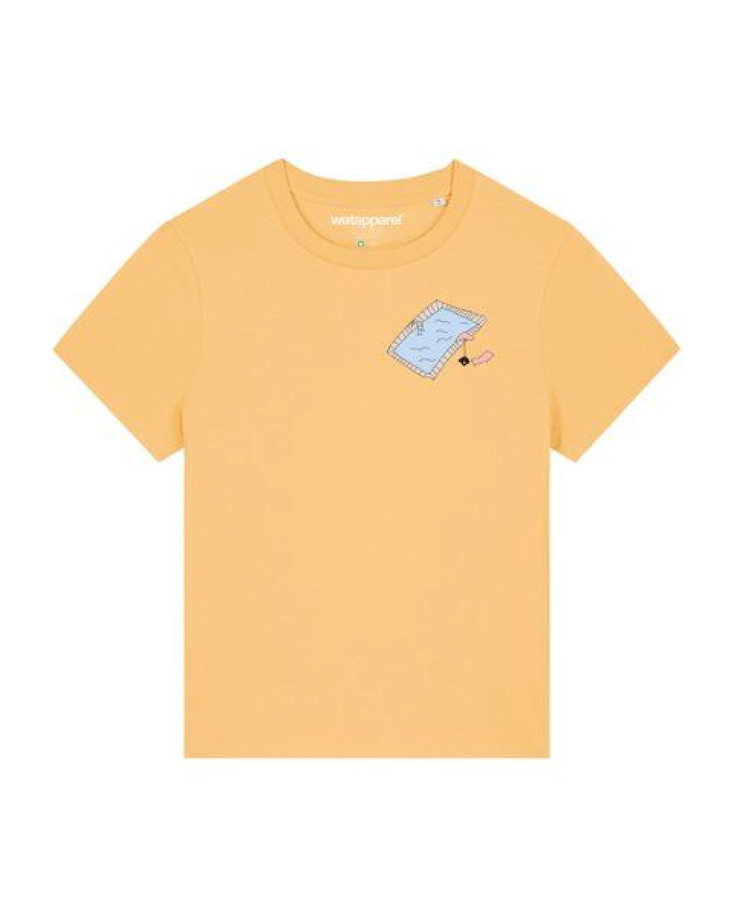 watapparel T-Shirt Frauen Swimmingpool chilling – Ansicht 2