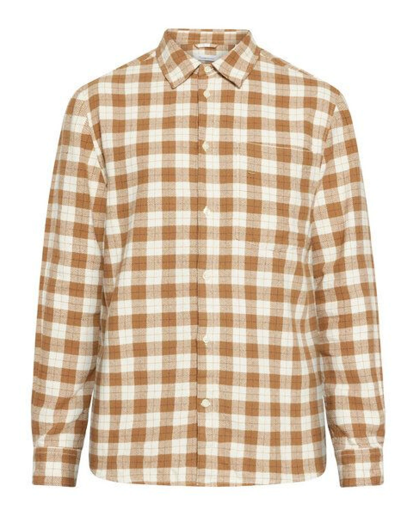 KnowledgeCotton Apparel Kariertes Checked Hemd Loose Fit aus Bio-Baumwolle – Ansicht 2