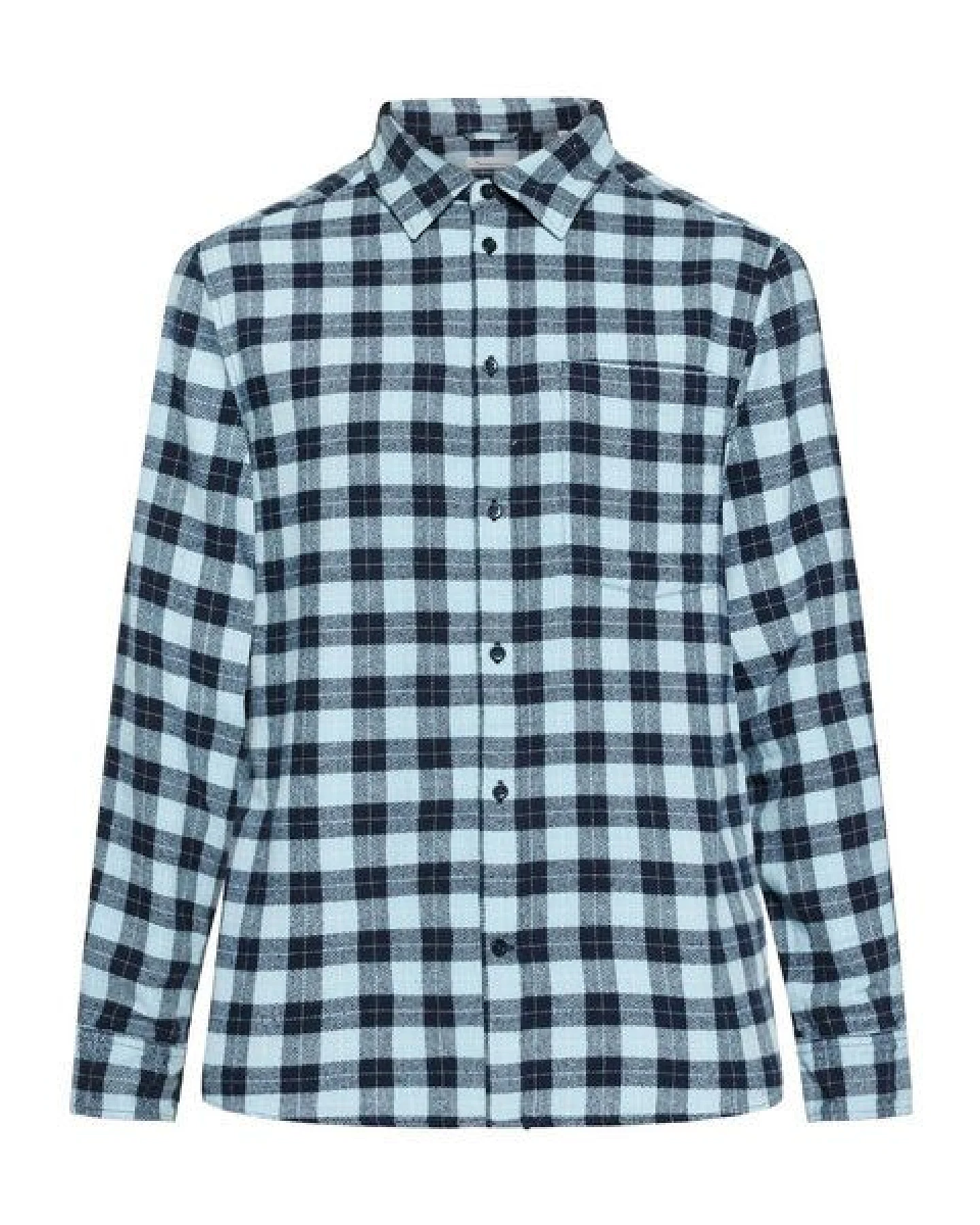 KnowledgeCotton Apparel Kariertes Checked Hemd Loose Fit aus Bio-Baumwolle – Ansicht 4