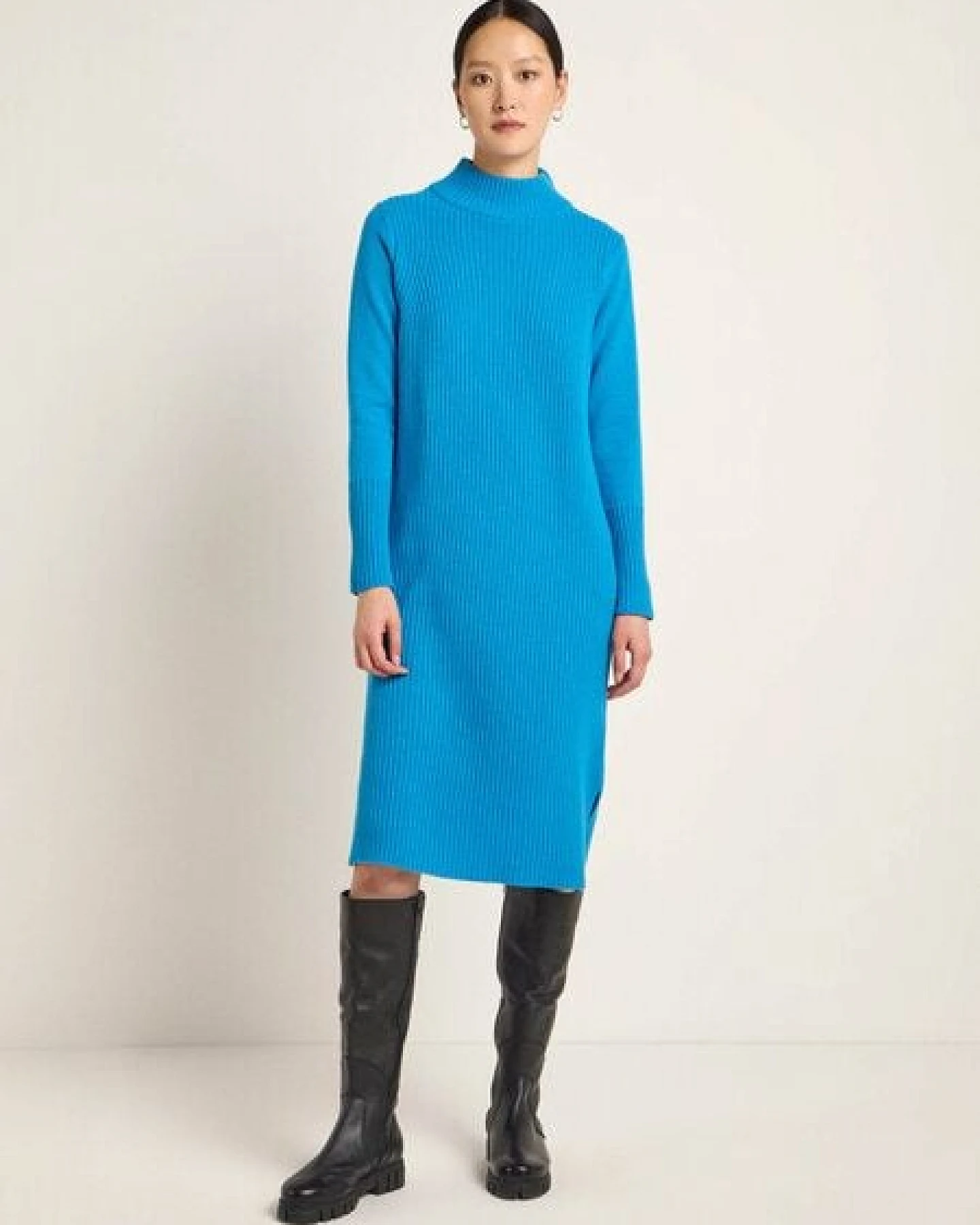 LANIUS Strickkleid aus Bio-Merinowolle – Ansicht 2