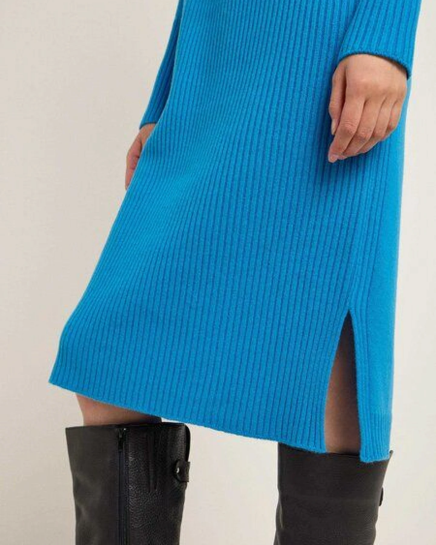 LANIUS Strickkleid aus Bio-Merinowolle – Ansicht 4