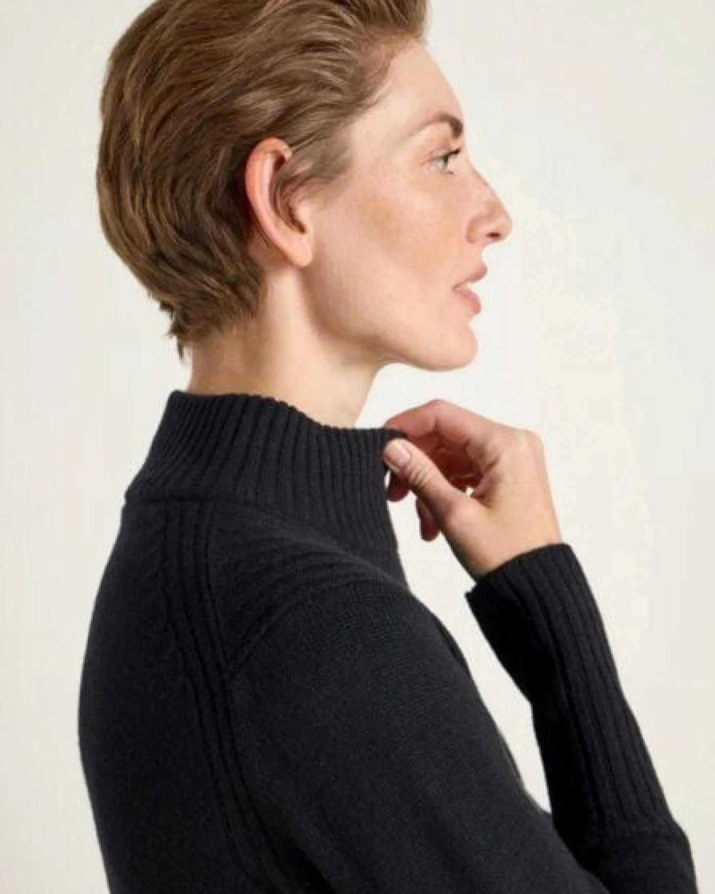 LANIUS Strickkleid aus Bio-Merinowolle – Ansicht 3