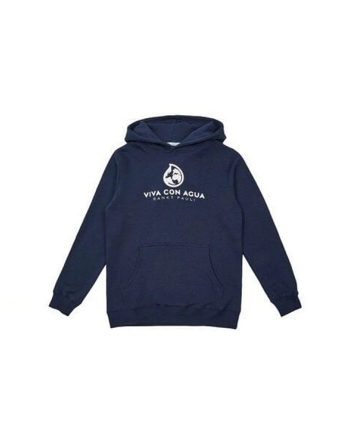 VIVA CON AGUA Kinder Hoodie LAUT Dunkelblau