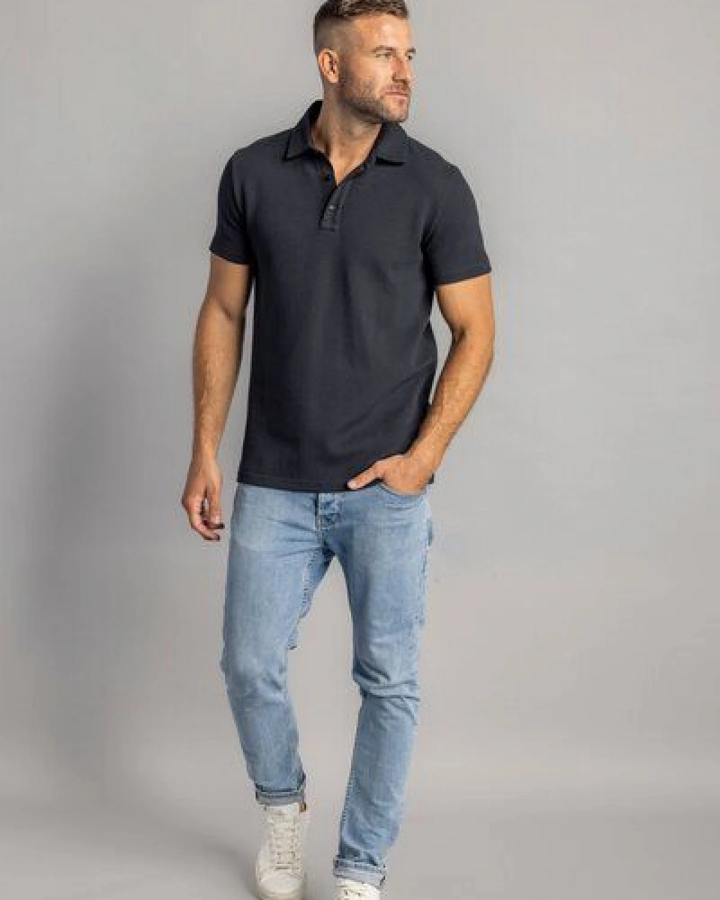 dirts Waffle Piqué Poloshirt – Ansicht 2