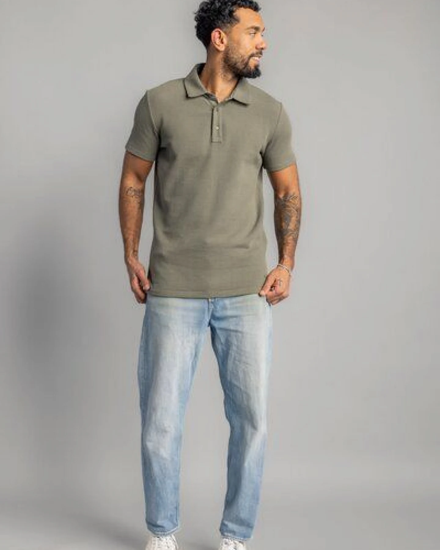dirts Waffle Piqué Poloshirt – Ansicht 3