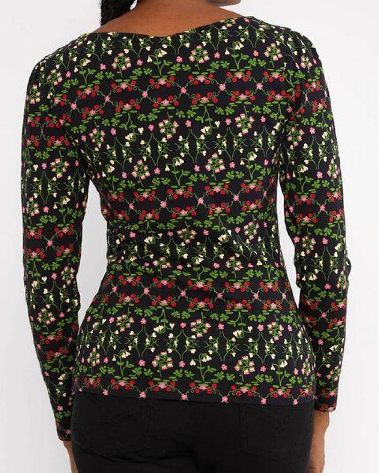 Blutsgeschwister Gemustertes Longsleeve Shirt Oh Marine – Ansicht 2