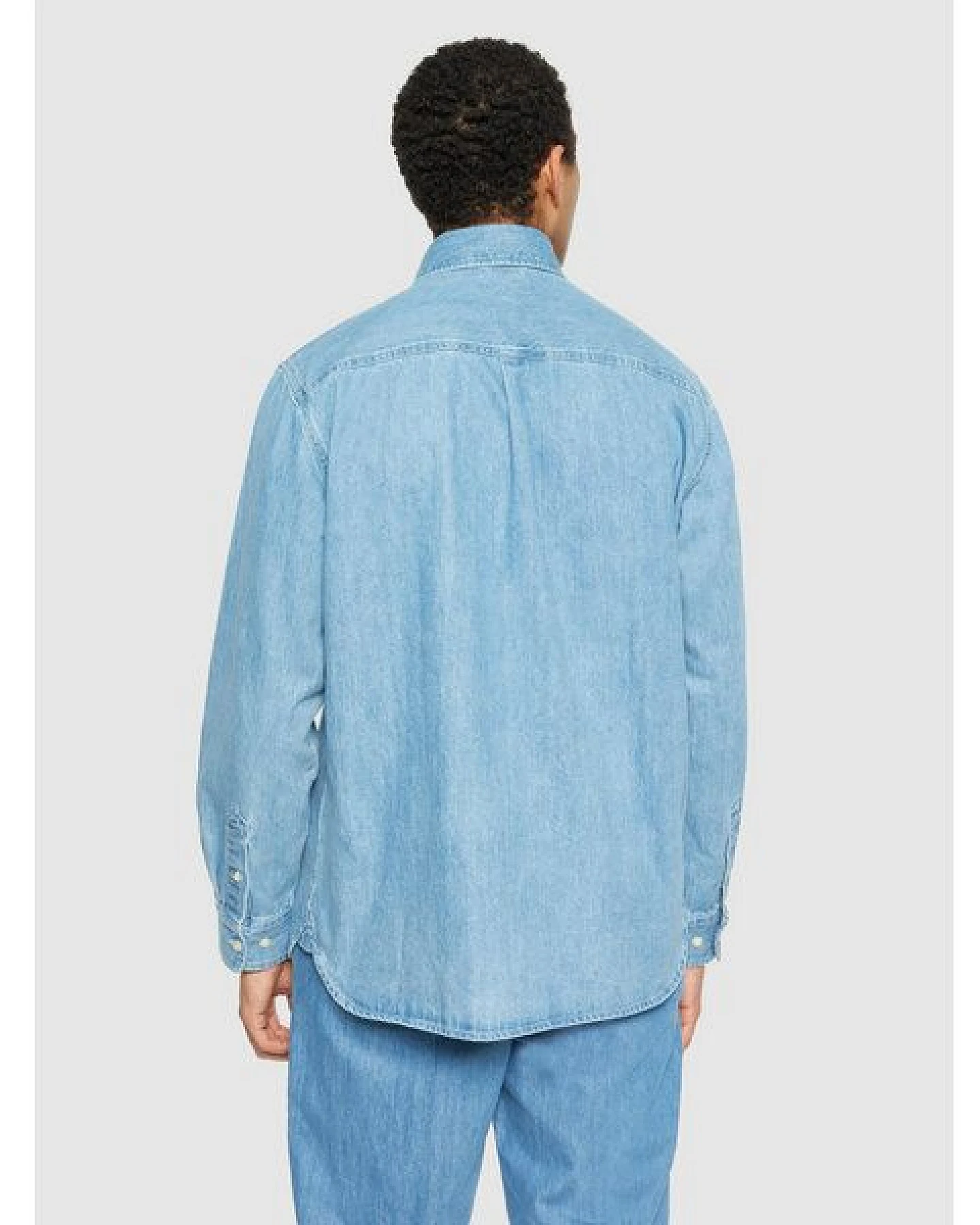 KnowledgeCotton Apparel Jeanshemd LOOSE DENIM 2.0 aus Bio-Baumwolle – Ansicht 2