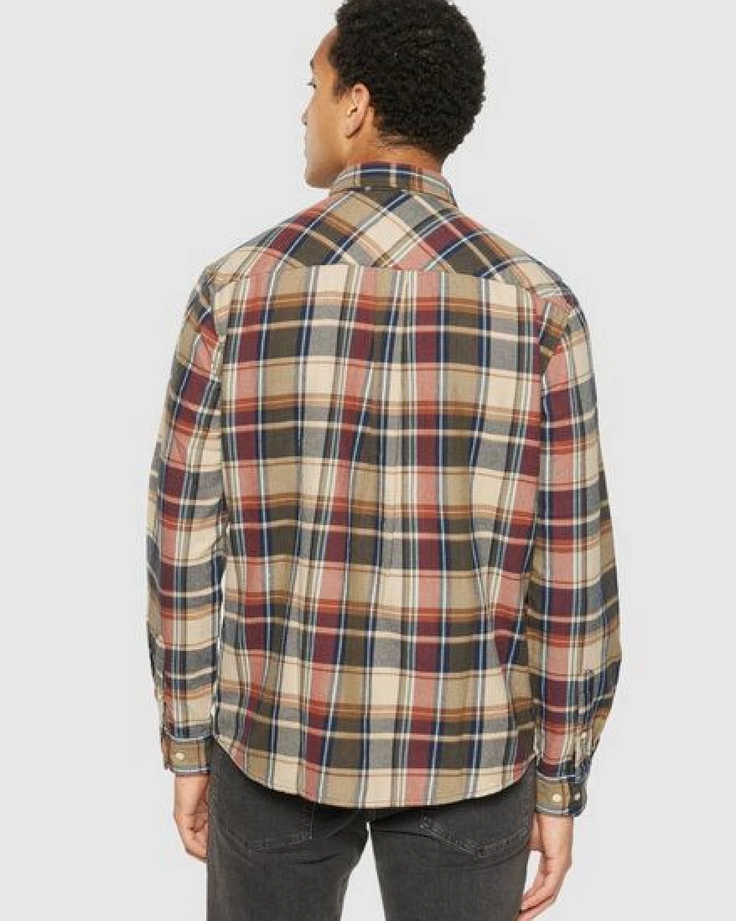 KnowledgeCotton Apparel Kariertes Hemd CHECKERED SHIRT Flanell aus Bio-Baumwolle – Ansicht 2