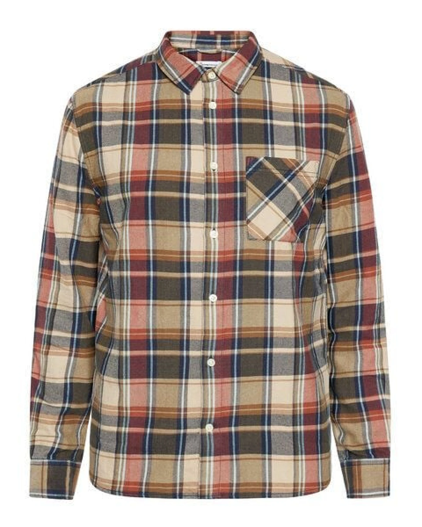 KnowledgeCotton Apparel Kariertes Hemd CHECKERED SHIRT Flanell aus Bio-Baumwolle – Ansicht 4