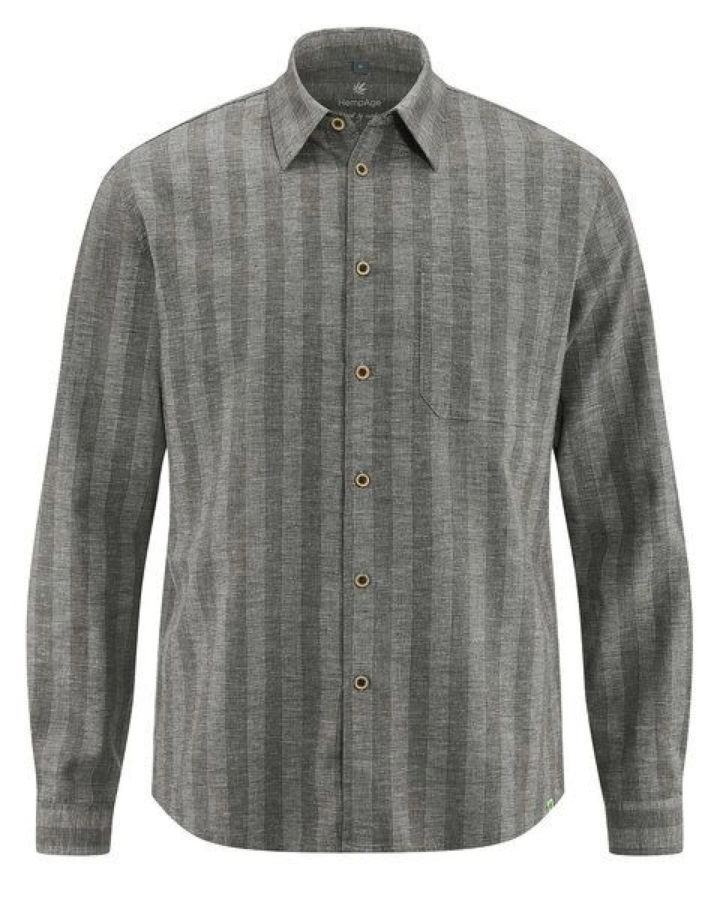 HempAge Gestreiftes Hemd Hanf/Biobaumwolle Casual Fit – Ansicht 2