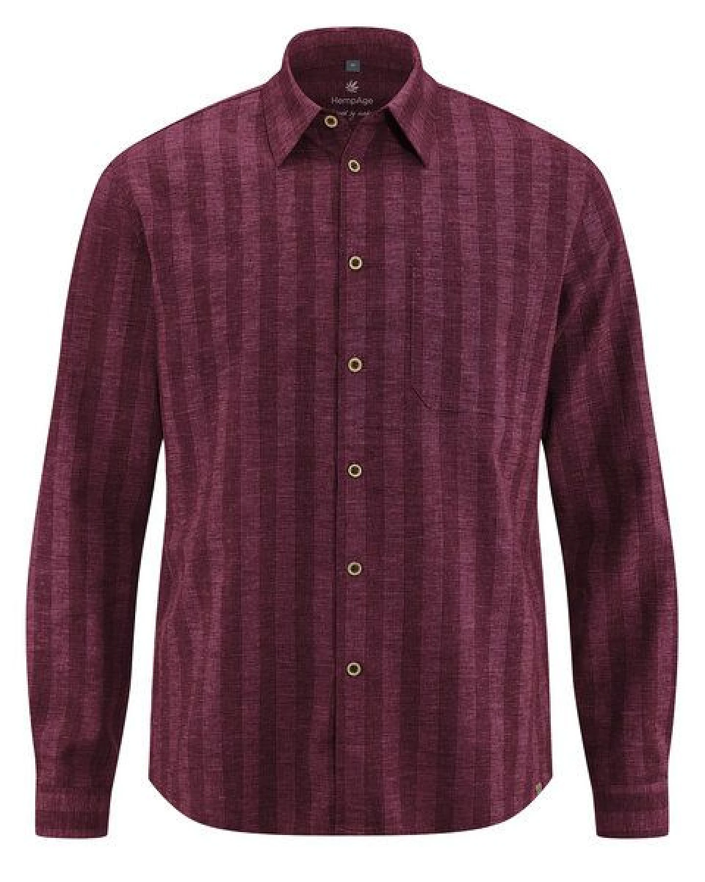 HempAge Gestreiftes Hemd Hanf/Biobaumwolle Casual Fit – Ansicht 2