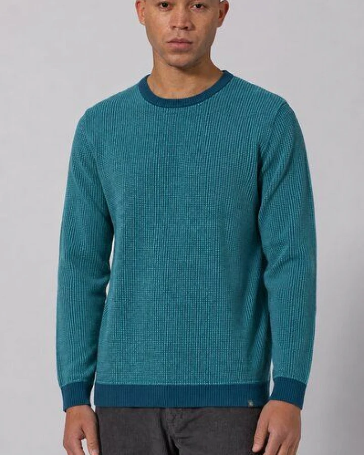 HempAge Herren Strickpullover Rundhalsausschnitt Hanf/Biobaumwolle Normal Fit