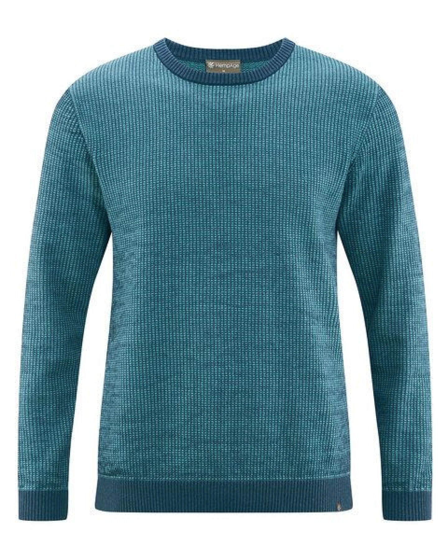 HempAge Herren Strickpullover Rundhalsausschnitt Hanf/Biobaumwolle Normal Fit – Ansicht 2