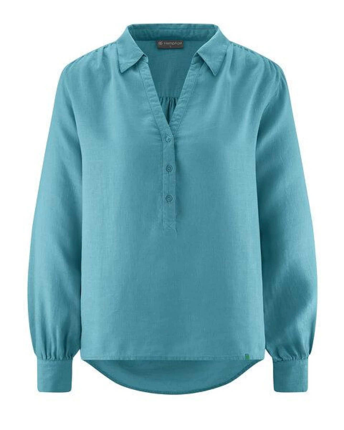 HempAge Damen Schlupfbluse Hanf/Biobaumwolle Normal Fit – Ansicht 2