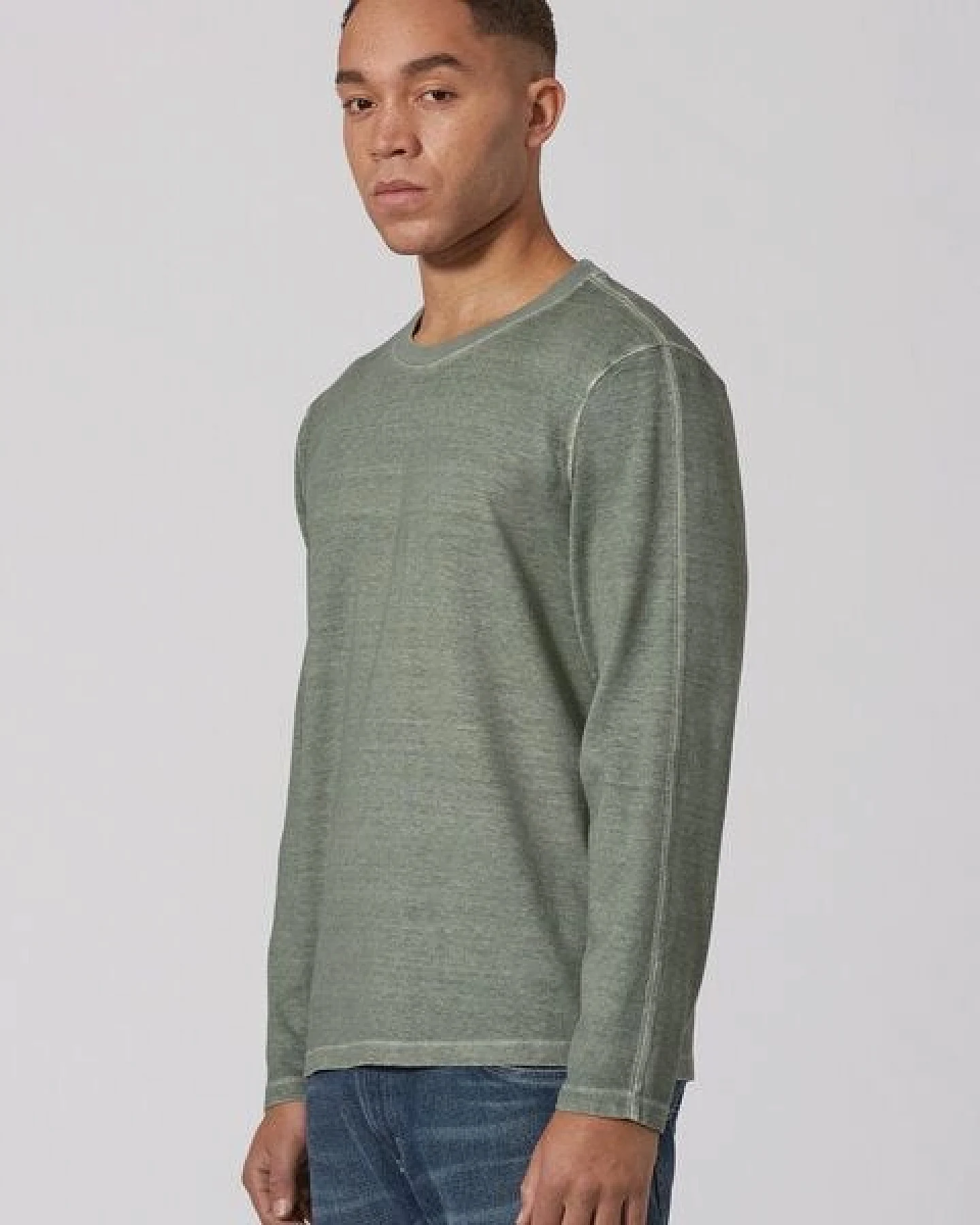 HempAge Herren Langarmshirt Hanf/Biobaumwolle Casual Fit – Ansicht 2