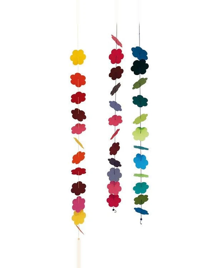 Sundara Deko-Girlande FLOWER RAIN aus handgeschöpftem Recycling Baumwollpapier
